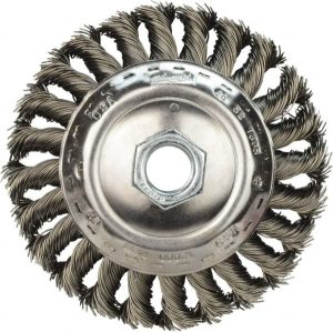 Wheel Brush: 4" Wheel Dia, Stringer Bead