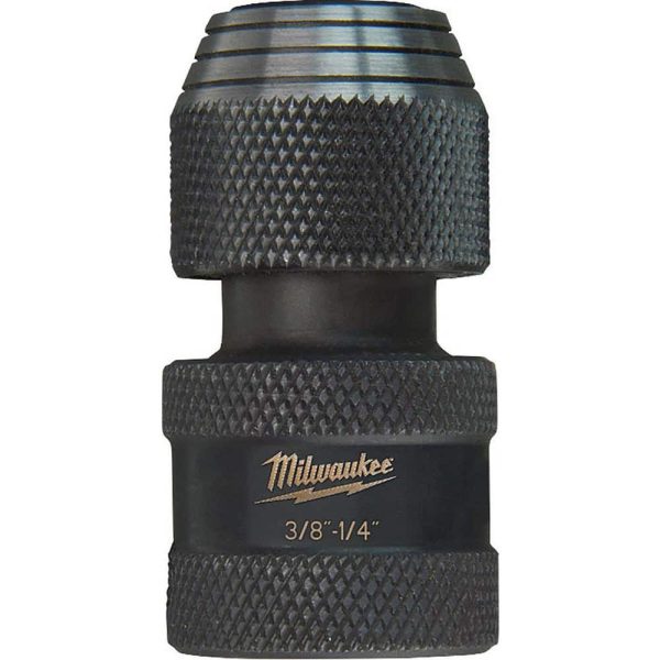 Socket Adapter: Drive, 1/4" Hex Male, 3/8" Square Female