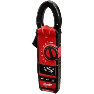 Clamp Meter: CAT III, 1.3" Jaw, Clamp On Jaw