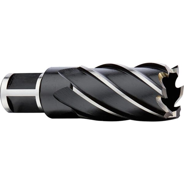 Annular Cutter: 1" Dia, 2" Depth of Cut, High Speed Steel