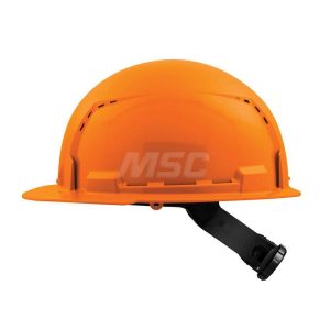 Hard Hat: Construction, Front Brim, Class C, 4-Point Suspension