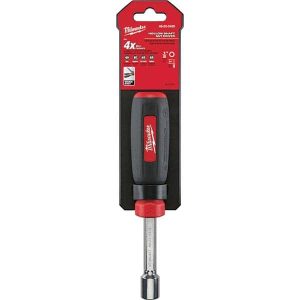 Nut Driver: 1/2" Drive, Hollow Shaft, Comfort Hand Grip Handle, 7" OAL