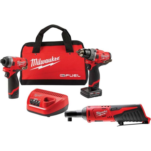 Cordless Tool Combination Kit: 12V