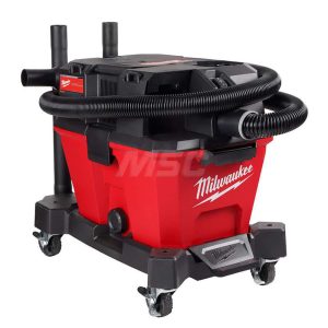 Wet/Dry Vacuum: Battery, 6 gal, 3.5 hp