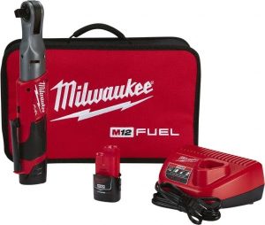 Cordless Impact Wrench: 12V, 3/8" Drive, 200 RPM