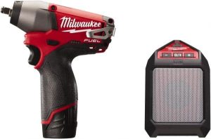 Cordless Impact Driver: 12V, 3/8" Drive, 116.66 ft/lb