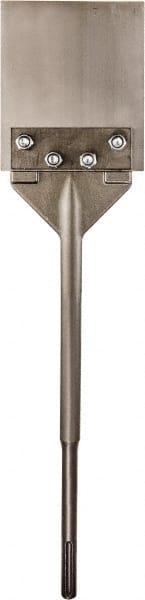 Hammer & Chipper Replacement Chisel: Floor Scraper, 6" Head Width, 25" OAL