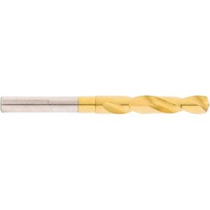 Reduced Shank Drill Bit: 9/16'' Dia, 1/2'' Shank Dia, 135 0, High Speed Steel