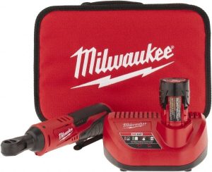 3/8" Drive 12 Volt Inline Cordless Impact Wrench & Ratchet