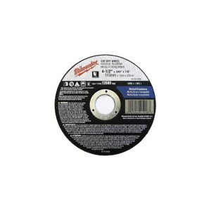 Depressed Center Wheel: Type 27, 4-1/2" Dia, 0.045" Thick, Aluminum Oxide