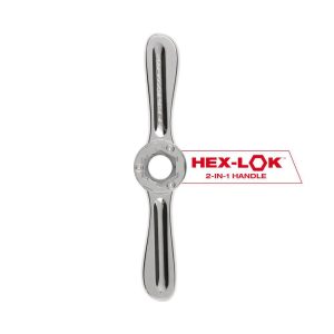 Combination Tap & Die Wrenches; Hex Size (Inch): 1 ; Maximum Tap Size Compatibility (Inch): 1/2 ; Material: Metal ; Includes: (1) Hex-LOK 2-IN-1 Handle