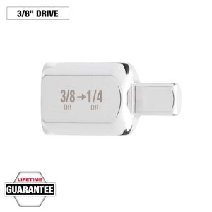 Socket Adapters & Universal Joints; Adapter Type: Socket Adapter ; Male Size: 1/4 in ; Female Size: 3/8 ; Male Drive Style: Square ; Overall Length (Inch): 1 ; Female Drive Style: Square
