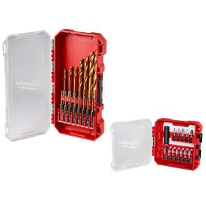 Drill Bit Sets; Drill Bit Set Type: Hex Shank Drill Bits ; Tool Material: Titanium ; Shank Type: Hex ; Coating/Finish: Titanium Nitride ; Point Type: Heavy Duty ; Drill Bit Sizes Included (Inch): 1/16;5/64;3/32;7/64;1/8;9/64;5/32;3/16;7/32;1/4;5/16;3/8