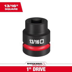 Impact Sockets; Drive Size: 1in (Inch); Style: Square ; Drive Style: Square ; Overall Length (Decimal Inch): 2.1260 ; Material: Steel ; Finish: Black Phosphate