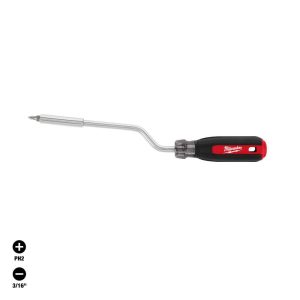 Bit Screwdrivers; Type: Multi-Bit Screwdriver ; Tip Type: Multi ; Drive Size (TXT): Philips #2, Slotted 3/16" ; Screwdriver Size Range: Phillips: #2; Slotted: 3/16 in ; Shaft Length: 3.7900 ; Handle Type: Cushion Grip