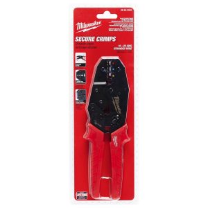 Crimpers; Handle Style: Ergonomic ; Type: Ratcheting Insulated Terminals Crimper ; Crimper Type: Terminal ; Maximum Wire Gauge: 22AWG ; Capacity: 10 - 22 AWG ; Handle Material: Rubber