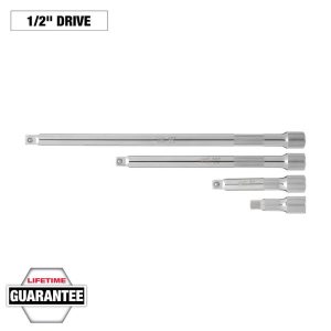 Socket Extension Sets; Finish: Chrome ; Material: Vanadium Steel ; For Use With: Extended reach from a ratchet to a socket ; Insulated: No ; Non-sparking: No ; Locking: No
