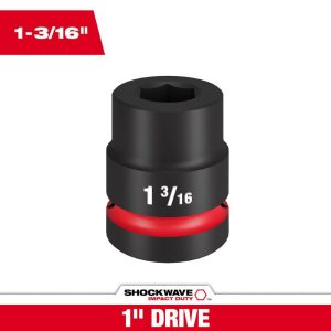 Impact Sockets; Drive Size: 1in (Inch); Style: Square ; Drive Style: Square ; Overall Length (Decimal Inch): 2.2800 ; Material: Steel ; Finish: Black Phosphate