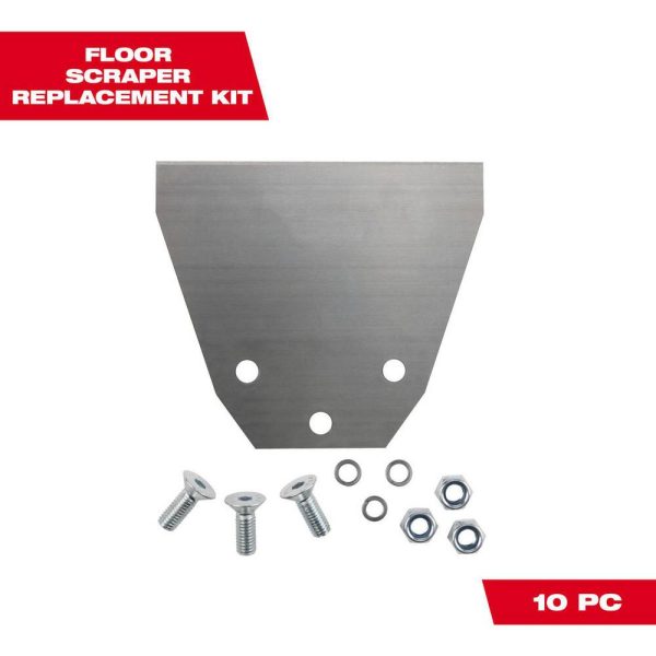 Scraper Replacement Blades; Product Type: Chisel ; Flexibility: Flexible ; Blade Material: Steel ; Number Of Edges: 1 ; Blade Length: 10 ; Blade Width: 5