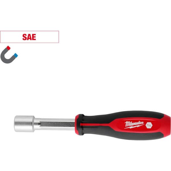 Nutdrivers; Tool Type: Nut Driver ; Size (Decimal Inch): 9/16 ; Shaft Type: Hollow ; Shaft Length: 7.5000 ; Overall Length (Decimal Inch): 7.5000 ; Handle Type: Tri-Lobular