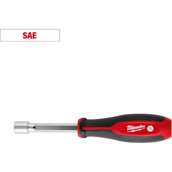 Nutdrivers; Tool Type: Nut Driver ; Size (Decimal Inch): 3/8 ; Shaft Type: Hollow ; Shaft Length: 7.2000 ; Overall Length (Decimal Inch): 7.2000 ; Handle Type: Tri-Lobular