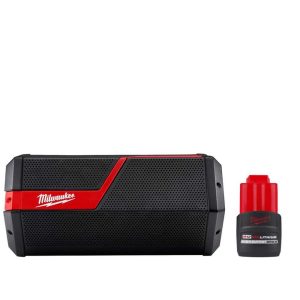 Job Site Radios; Job Site Radio Type: Bluetooth Speaker ; Power Type: Battery ; Display Type: None ; Batteries Included: Yes ; Battery Size: CP 2.0 ; Battery Chemistry: Lithium-ion