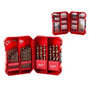 Drill Bit Sets; Drill Bit Set Type: Maintenance Length Drill Bits ; Number of Pieces: 29.000 ; Tool Material: Cobalt ; Minimum Drill Bit Size (Inch): 1/16 ; Shank Type: Hex ; Drill Point Angle: 135