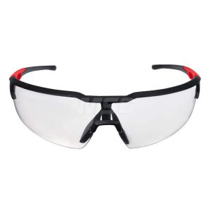 Safety Glass: Anti-Fog & Anti-Scratch, Plastic, Clear Lenses, Half-Framed