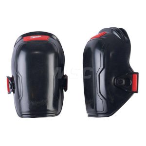 Knee Pad: 2 Strap, Plastic Cap, Single Strap Closure, Universal