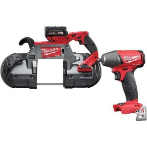 Cordless Portable Bandsaw: 18V, 44-7/8" Blade, 380 SFPM, Round: 5"