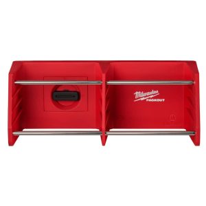 Tool Case Battery Rack: 4.75" Thick, 5" Wide, 9.5" High, 3.5" Deep, Polymer & Steel