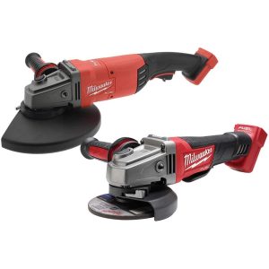Cordless Angle Grinder: 9" Wheel Dia, 6,600 RPM