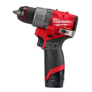 Cordless Drill: 12V, 1/2" Chuck, 1,550 RPM