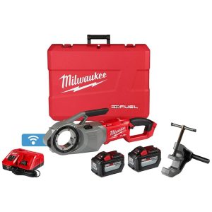 Power Pipe Threaders; Maximum Pipe Capacity: 2in ; Voltage: 18V ; Spindle Speed: 41 RPM ; Thread Direction: Left Hand; Right Hand ; Number Of Pieces: 6 ; Die Heads Included: No