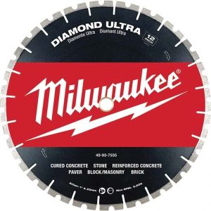 Wet & Dry Cut Saw Blade: 12" Dia, 1" Arbor Hole, 12" Kerf Width, 21 Teeth