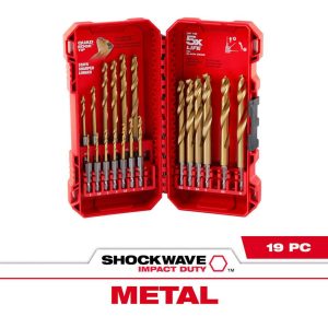 Drill Bit Sets; Drill Bit Set Type: Hex Shank Drill Bits ; Tool Material: Titanium ; Shank Type: Hex; Straight ; Coating/Finish: (TiN) ; Point Type: Standard; Straight