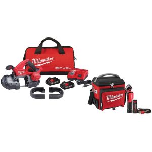 Cordless Portable Bandsaw: 18V, 35-3/8" Blade, 480 SFPM, Round: 3-1/4"