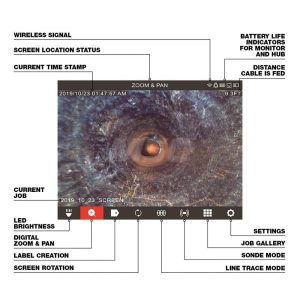 Camera & Borescope Accessories; Accessory Type: Monitor ; For Use With: Drain Lines