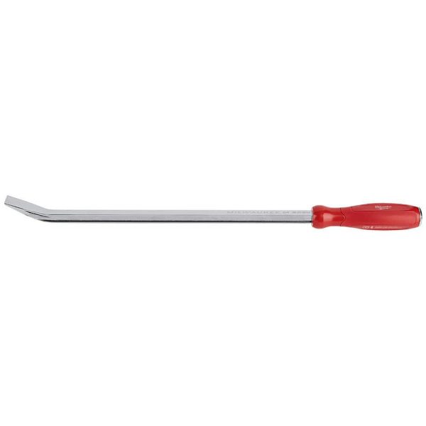 Pry Bars; Prybar Type: Wrecking ; End Angle: Gooseneck ; End Style: Curved ; Material: Steel ; Bar Shape: Round ; Overall Length (Inch): 24