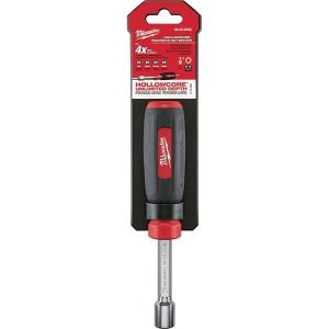 Nut Driver: 1/2" Drive, Hollow Shaft, Comfort Hand Grip Handle, 7" OAL