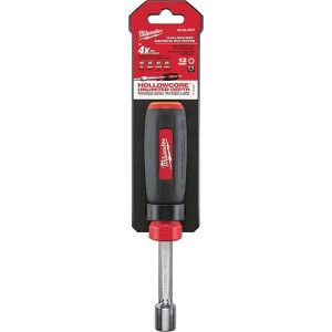 Nut Driver: Hollow Shaft, Comfort Hand Grip Handle, 10.85" OAL