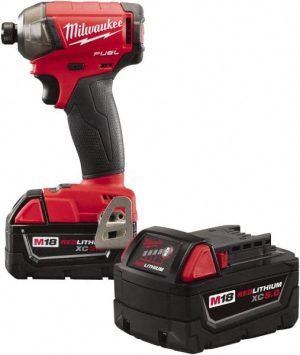 18 Volt, 1/4" Drive, 450 In/Lb Torque, Cordless Impact Driver