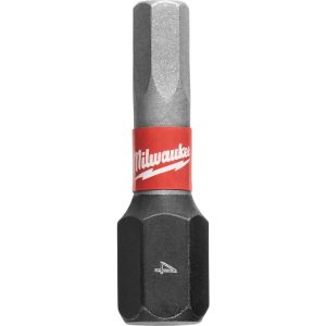 Hex Screwdriver Bits; Ball End: No ; Measurement Type: Metric ; Drive Size: 1/4in (Inch); Hex Size (mm): 4.000 ; Overall Length (Inch): 1