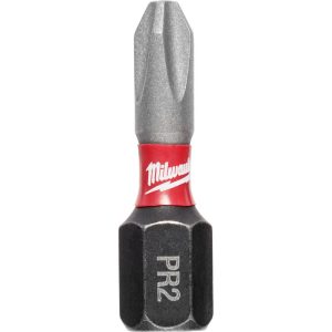 Phillips Screwdriver Bits; Point Size: #2 ; Drive Size: 1/4in (Inch); Overall Length (Inch): 1 ; Material: Steel ; Tool Type: Phillips Bit