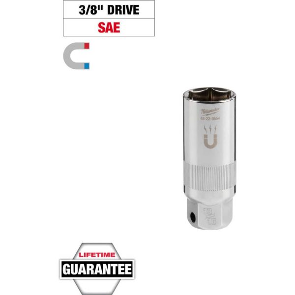 Hand Sockets; Drive Size: 3/8in (Inch); Socket Size (Inch): 13/16 ; Drive Style: Hex ; Number Of Points: 6 ; Overall Length (Decimal Inch): 2.6800 ; Material: Chrome Vanadium Steel