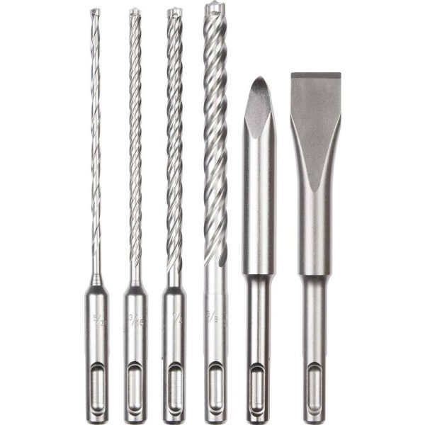 Drill Bit Sets; Drill Bit Set Type: Twist Drill Bits ; Tool Material: Carbide ; Shank Type: SDS-Plus ; Coating/Finish: Silver ; Point Type: Heavy Duty ; Drill Bit Sizes Included (Inch): 5/32;3/16;1/4;3/8