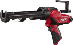 Cordless Caulk & Adhesive Gun: 10 oz, Half Barrel Frame