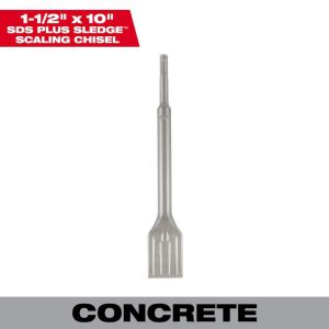 Hammer & Chipper Replacement Chisels; Chisel Type: Scaling Chisel ; Head Width (Inch): 1/4 ; Shank Length (Inch): 1-1/2 ; Shank Diameter (Inch): 13/32 ; Drive Type: SDS Plus ; Shank Shape: SDS Plus