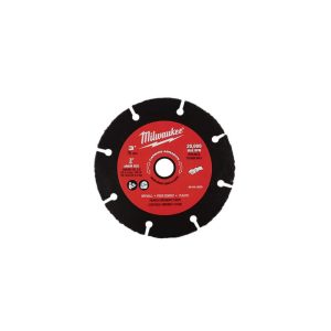 Cut-Off Wheel: 3" Dia, 3/64" Thick, 3/8" Hole, Silicon Carbide