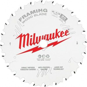 Wet & Dry Cut Saw Blade: 6-1/2" Dia, 5/8" Arbor Hole, 0.063" Kerf Width, 24 Teeth